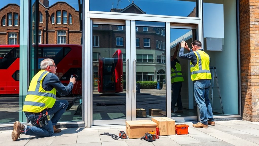 Automatic Door Installation Newport Pagnell