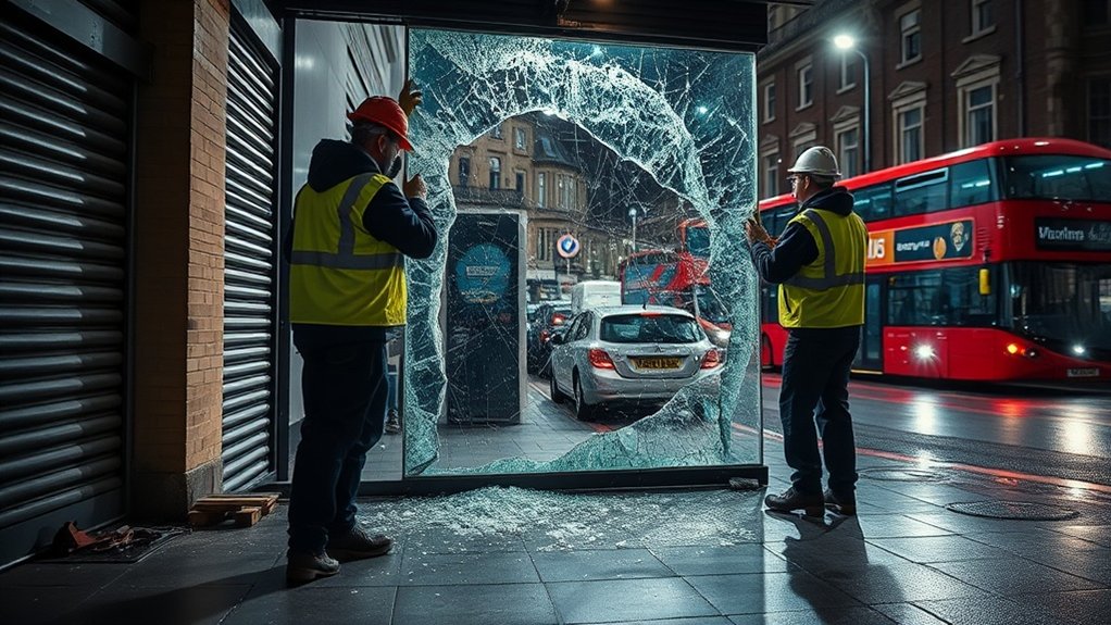 Emergency Shop Front Repair Newport Pagnell